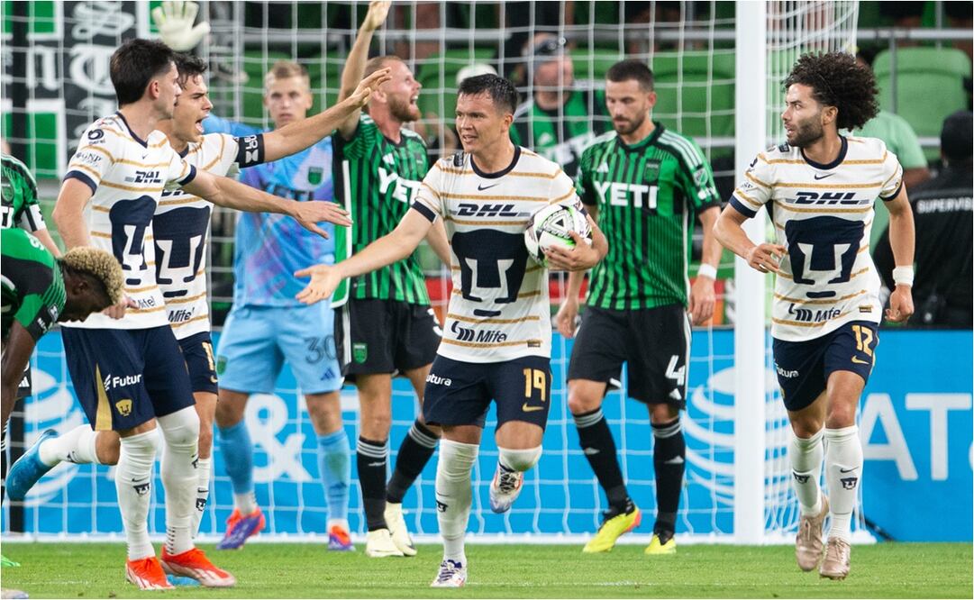 Pumas busca su pase a los octavos de final de la Leagues Cup. FOTO: EFE