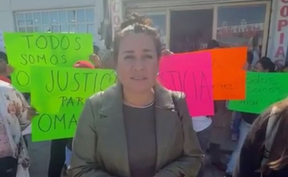 Esposa del regidor denuncia detención arbitraria (20/11/2025). Foto: Especial