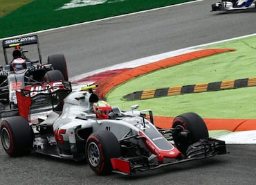 Esteban Gutiérrez, desilusionado en el GP de Italia