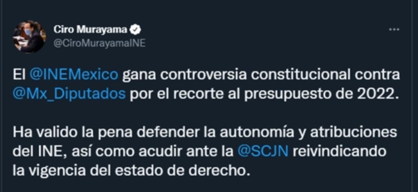 Corte da revés a recorte presupuestal del INE avalado por la Cámara de Diputados 