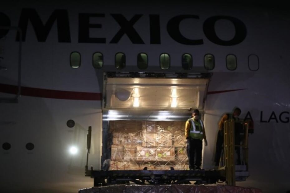 Llega a México el cuarto vuelo con insumos médicos desde China