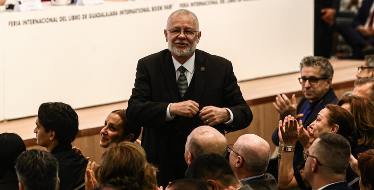José Trinidad Padilla López, hermano de Raúl Padilla López, nuevo presidente de la Feria Internacional del Libro de Guadalajara.
Foto: EL UNIVERSAL / Gabriel Pano