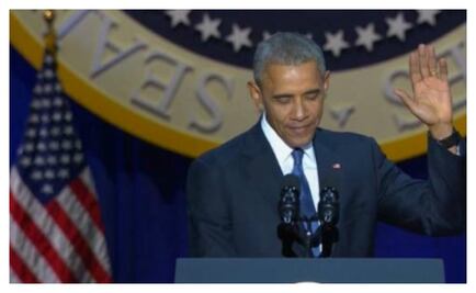 Un honor haber sido Presidente de EU: Obama
