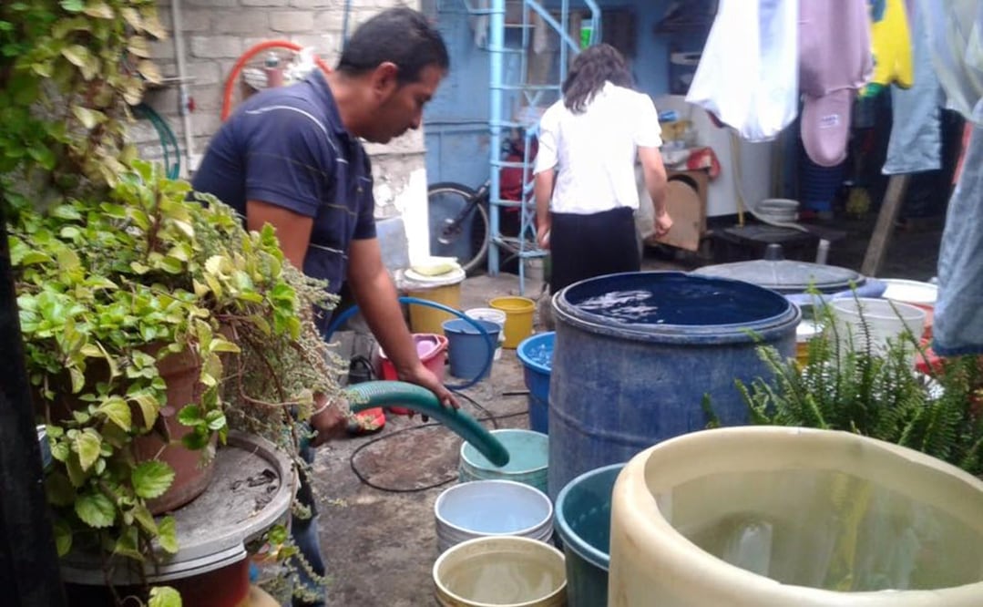 A partir del 15 de agosto habrá reducción de 550 litros por segundo (l/s) al suministro de agua en 12 alcaldías de la CDMX. Foto: Archivo/ EL UNIVERSAL