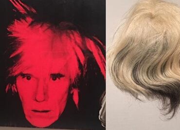 Exponen en Londres pelucas de Andy Warhol