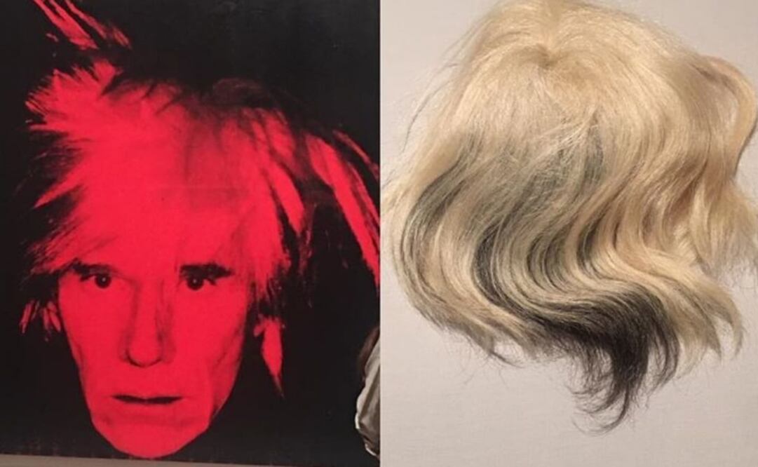 Pelucas de Andy Warhol serán parte de exposición en Londres. Fotos: Instagram.