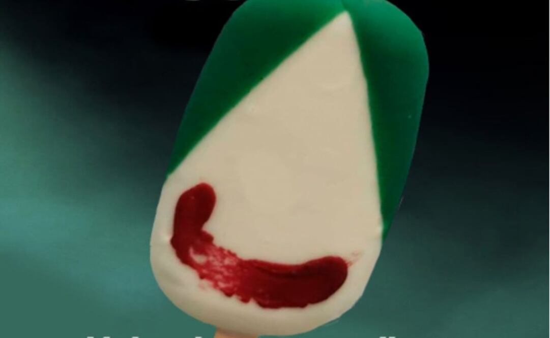 El ingrediente estrella de la paleta del Joker es el vodka / Foto: Helado Obscuro