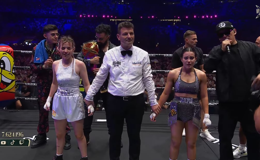 La española RoRo derrotó a la mexicana Rivers en su combate de la sexta edición de La Velada del Año. Foto: Captura de pantalla