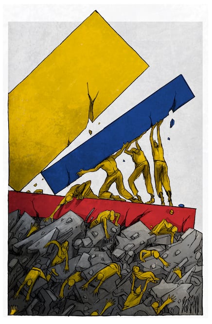 ¡Arriba Colombia! Cartón de BOLIGÁN