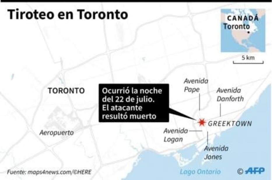 Familia de atacante de Toronto dice que padecía trastornos mentales