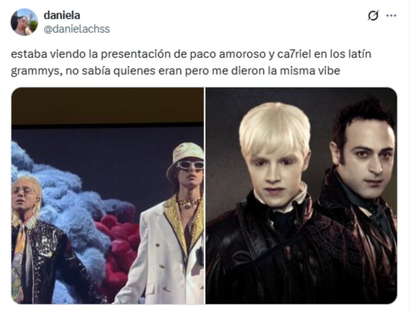 Memes de los Latin Grammy 2025. Foto: X