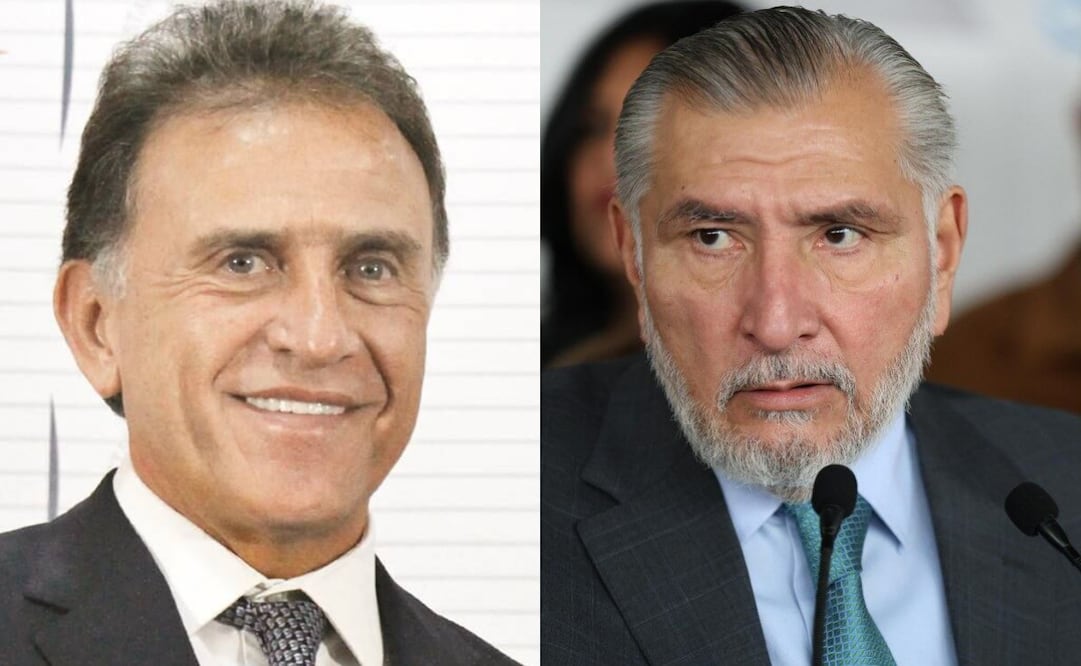 Adán Augusto López asiste al festejo por los 50 años del senador Miguel Ángel Yunes (17/05/2026). Foto: Especial / Diego Simón