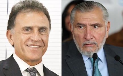 Adán Augusto López asiste al festejo por los 50 años del senador Miguel Ángel Yunes; celebran con marimba en Veracruz