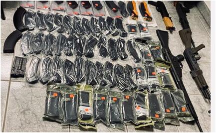 Aduanas logra otro decomiso de armas y cartuchos 