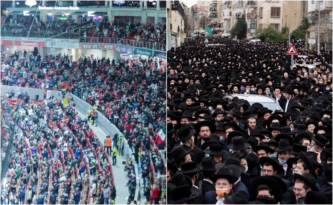 Los judíos ultraortodoxos se han negado a seguir las medidas impuestas por el gobierno israelí a raíz de la pandemia de Covid-19 — Foto: Ariel Schalit/AP