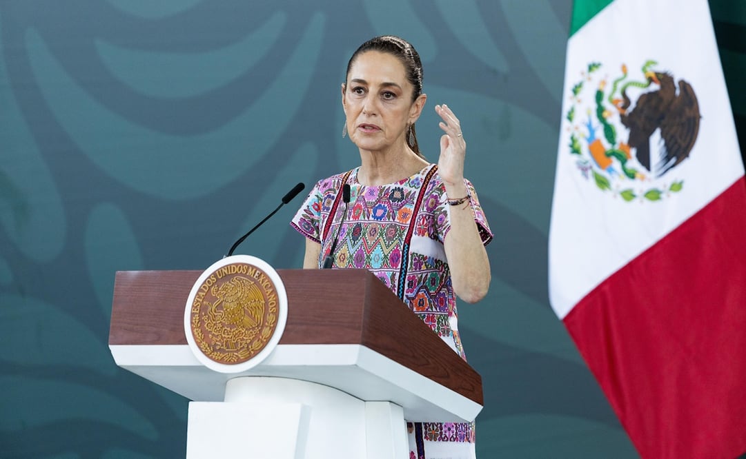 Sheinbaum insiste en plan en caso de deportación masiva con llegada de Trump. Foto: Hugo Salvador / EL UNIVERSAL