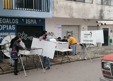 Detienen a joven con despensas y dinero en Morelos