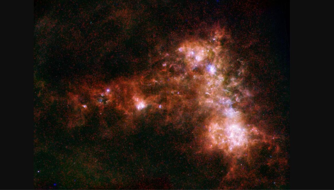 La imagen de la Pequeña Nube de Magallanes fue capturada en febrero de 2015.   / Foto: Agencia Espacial Europea.