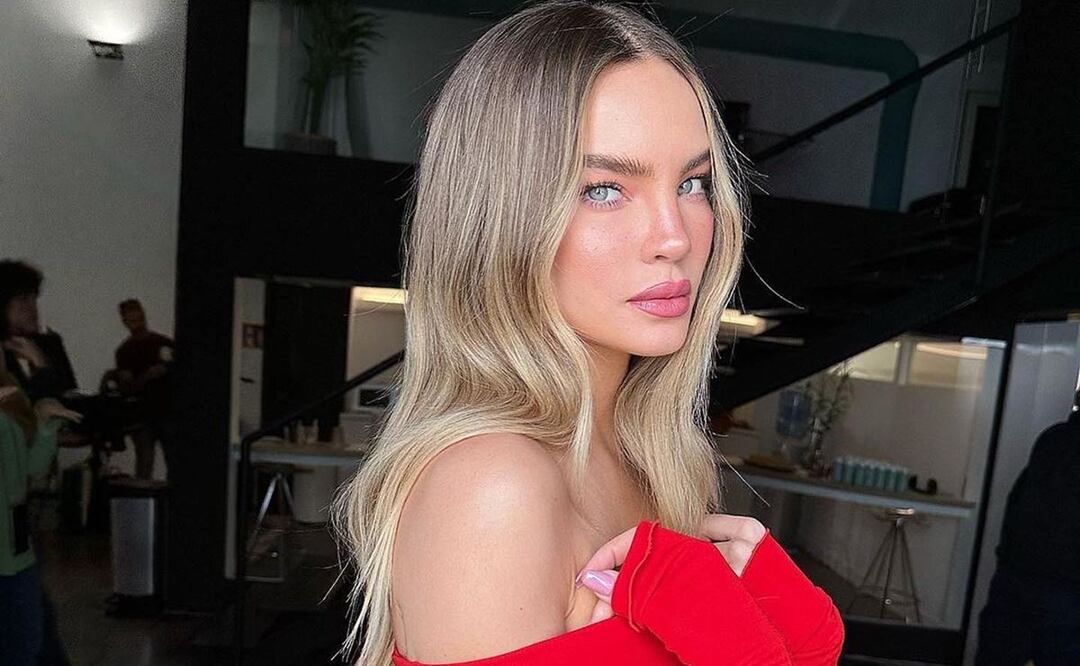 Belinda lució espectacular en un total look negro. Foto: Archivo El Universal