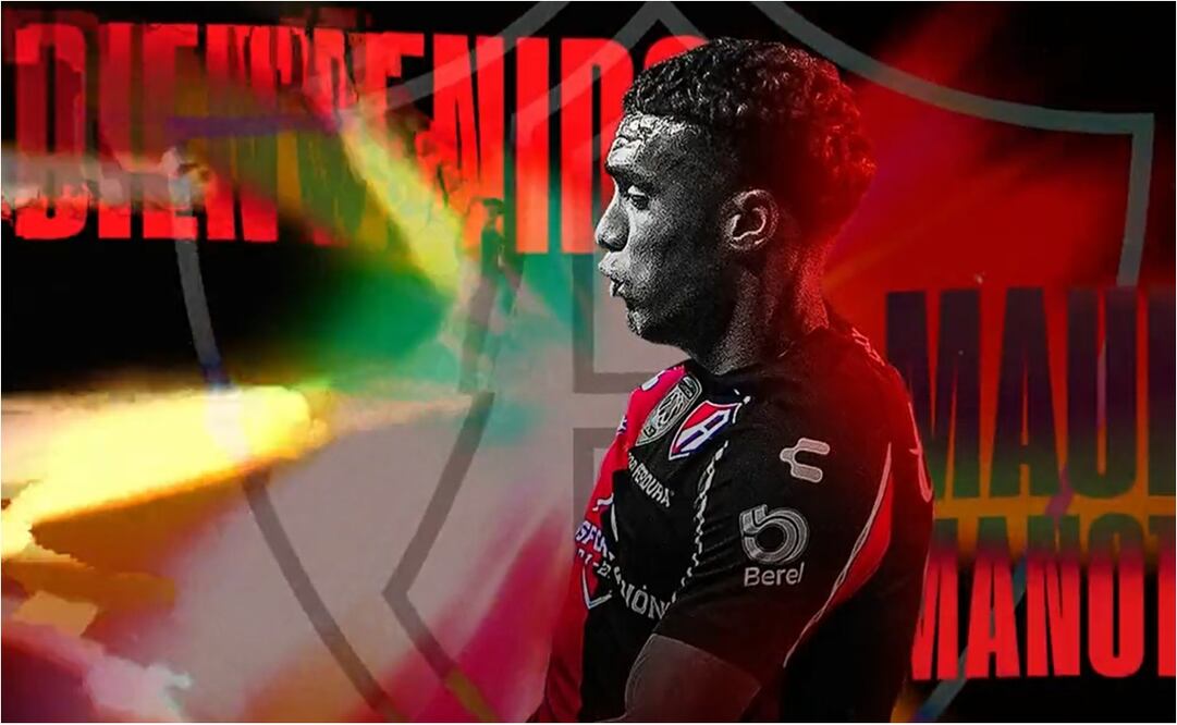 Mauro Manotas tercer refuerzo de Atlas - FOTO: @AtlasFC