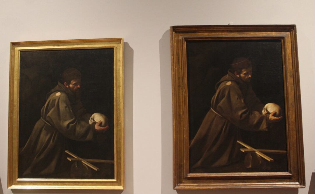 "San Francisco en Meditación", de Caravaggio. Foto: Notimex