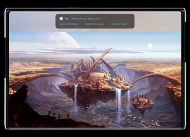 Conoce el celular de pantalla flexible que se expande en tu mano