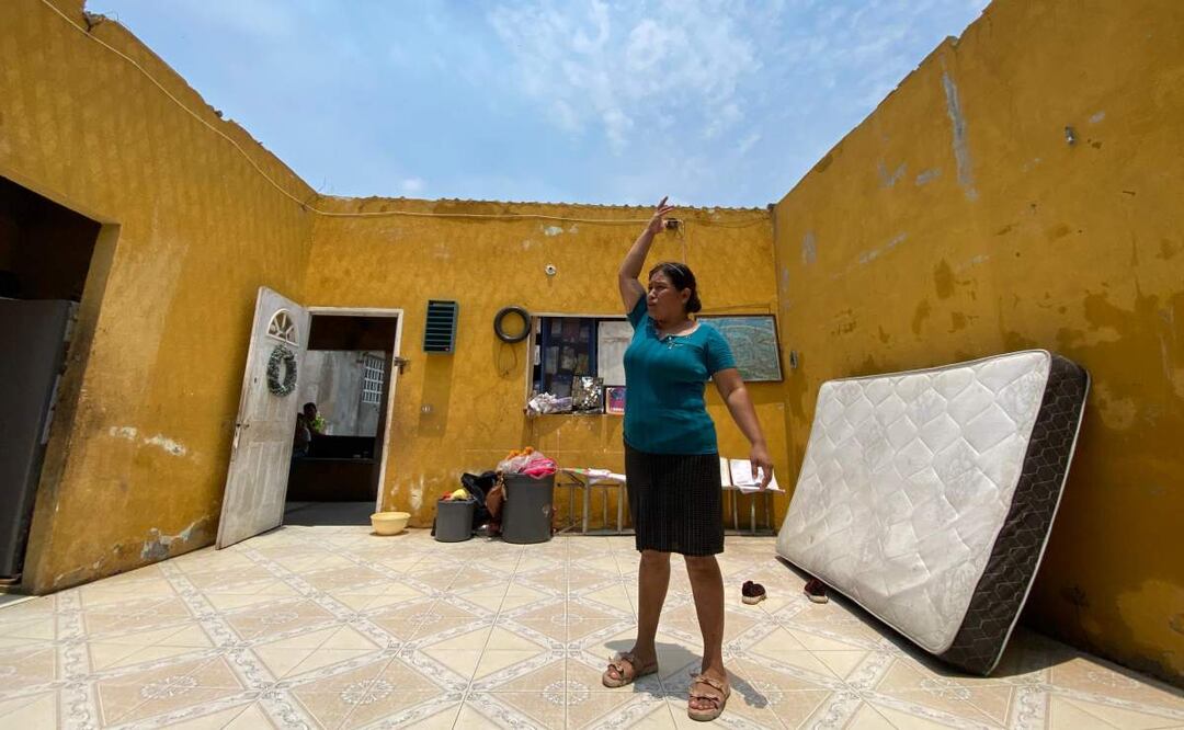 Intensas lluvias en Tabasco dejan carreteras cerradas, árboles caídos y casas sin techo (12/06/2025). Foto: Luma López / EL UNIVERSAL