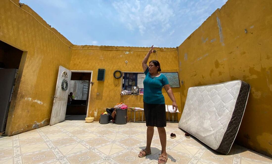 Intensas lluvias en Tabasco dejan carreteras cerradas, árboles caídos y casas sin techo (12/06/2025). Foto: Luma López / EL UNIVERSAL