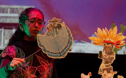 El encanto de la vida y la muerte se entrelazan en la obra de papel "Pedro y Tamara"