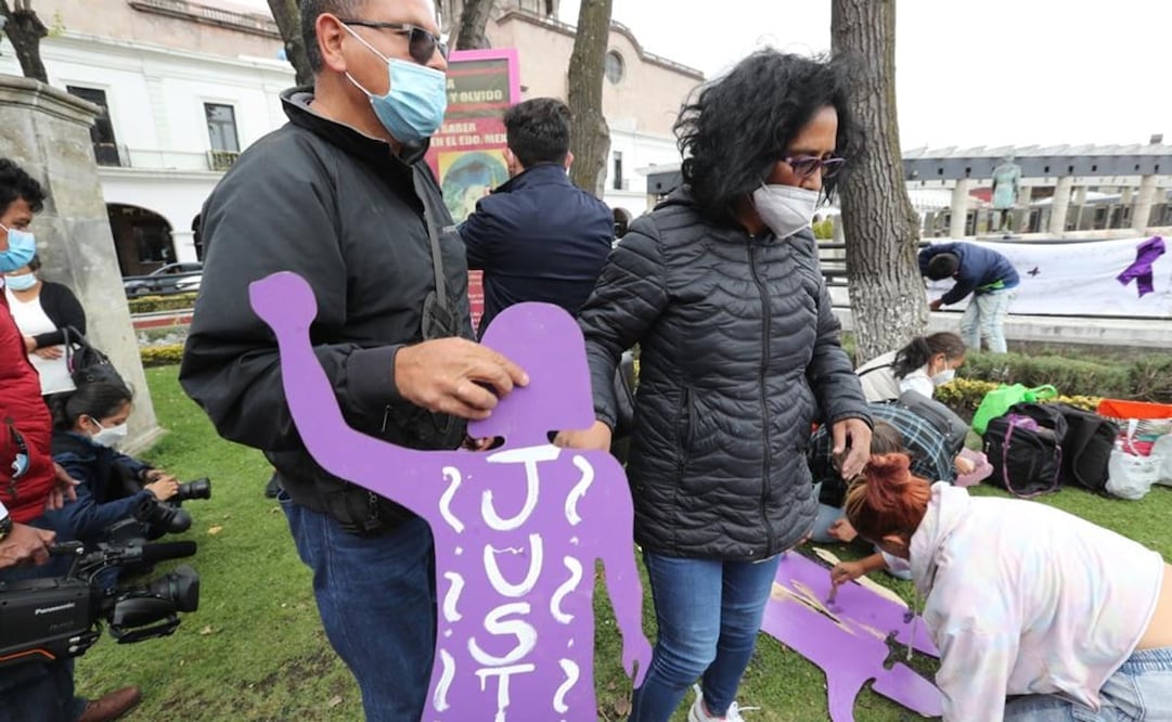 Lorena y Jesús, padres de Fátima, levantaron la voz, indignados porque la justicia dejó libre a uno de los asesinos de su hija. Foto: Jorge Alvarado / EL UNIVERSAL