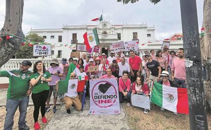 Muestras a favor del INE sobrepasan fronteras