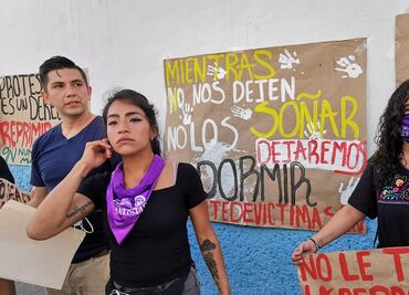 Víctimas de represión armada en Cancún protestan ante la Fiscalía de Quintana Roo