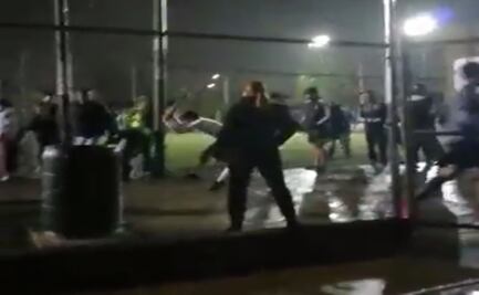 Atrapan a agresor que lastimó a jugadores de futbol con un bat