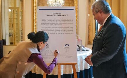 Alcaldía Tlalpan y CANACO firman convenio para impulsar economía local; ayudará al comercio formal