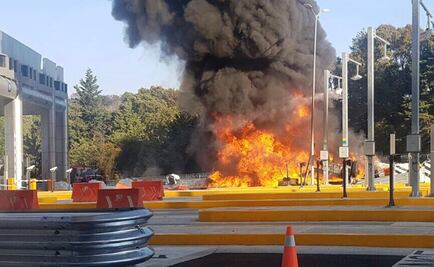 Muere una persona tras volcadura en la México-Toluca