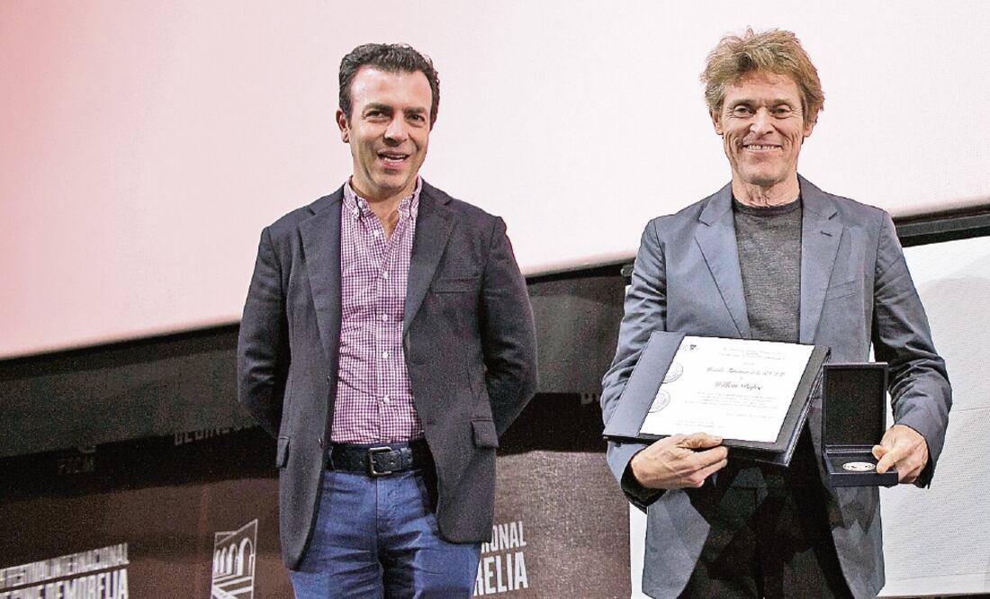 Willem estivo en Morelia para recibir un reconocimiento a su trayectoria (ARMANDO SOLÍS. EL UNIVERSAL)