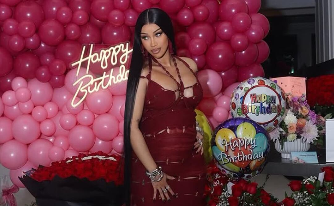 Cardi B en su cuarto embarazo.