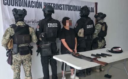Detienen a una mujer con fusil automático en Concordia, Sinaloa; rescatan a joven reportado como desaparecido desde julio