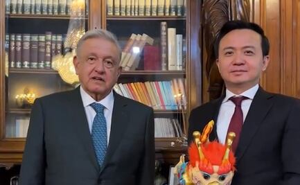 AMLO se reúne con Zhan Run, embajador de China en Palacio Nacional