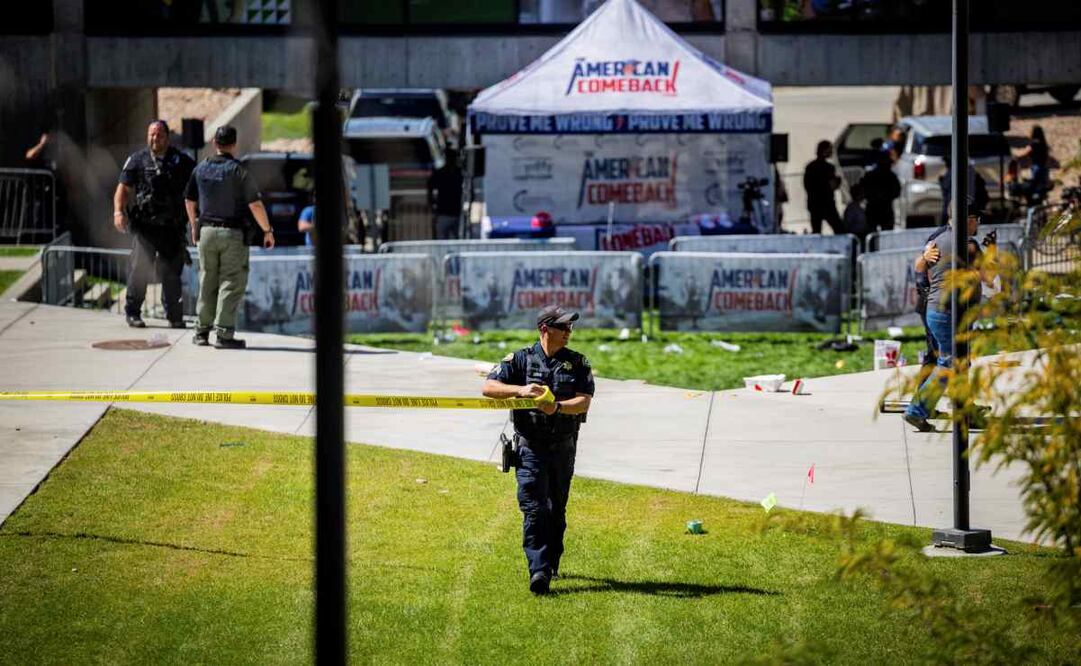 Charlie Kirk muere tras tiroteo en universidad en Utah. (10/09/25) Foto: AP