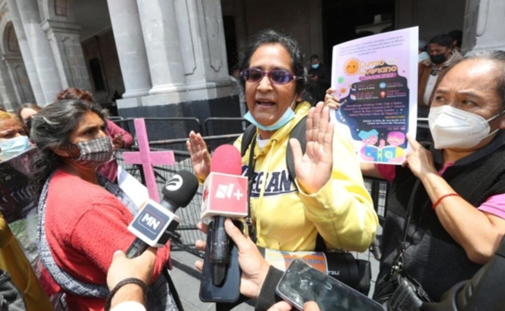 Protestan por incumplimiento de apoyos a hijos de víctimas de feminicidio en el Edomex