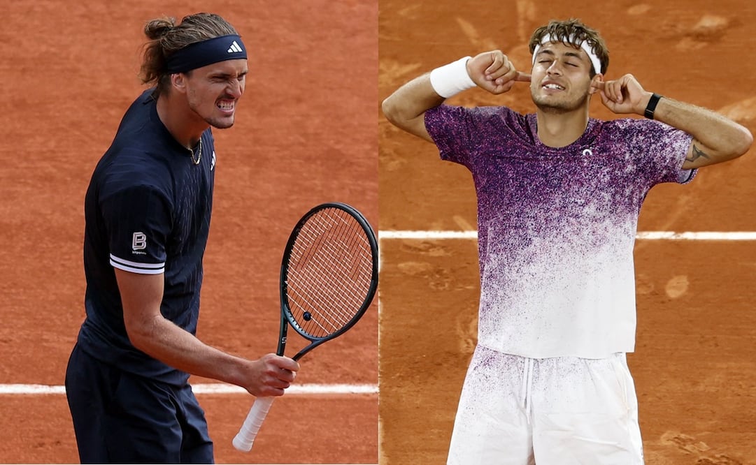 Alexander Zverev y Flavio Cobolli, finalistas de Roland Garros - Foto: AFP/EFE