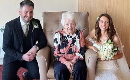 La pareja que recreó su boda en un geriátrico para que participara su abuela con demencia