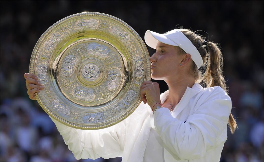 Rybakina, la tenista rusa que conquistó Wimbledon - FOTO: AP