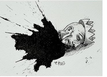 El monarca absoluto y sexenal (murió antier)