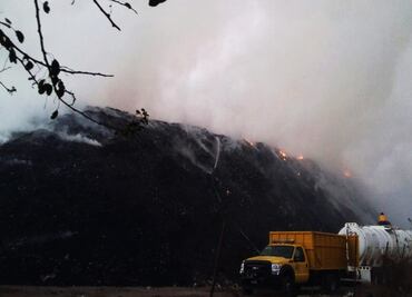 Piden tomar precauciones por incendio en basurero de Yautepec