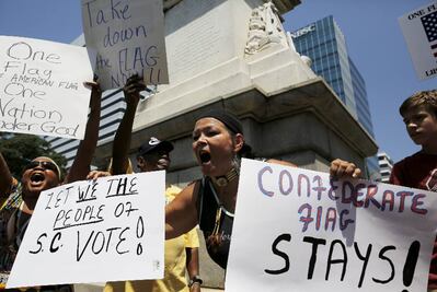 Debaten retiro de bandera confederada