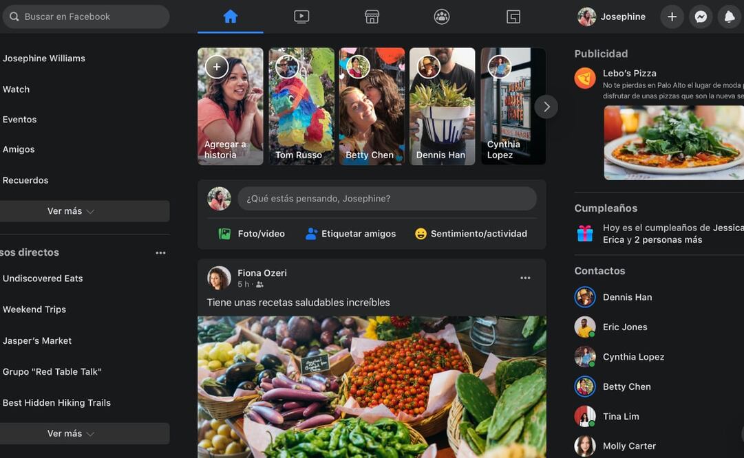 El nuevo Facebook ya es oficial: el rediseño llegará a todos los usuarios de la red social, después de un periodo de transición con novedades como el modo oscuro