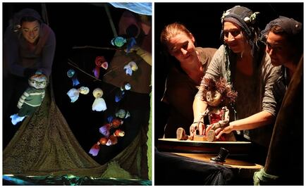 Los niños, fascinados con el mar en el Cervantino