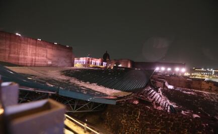 AMLO informa que policía herido en Templo Mayor está fuera de peligro
